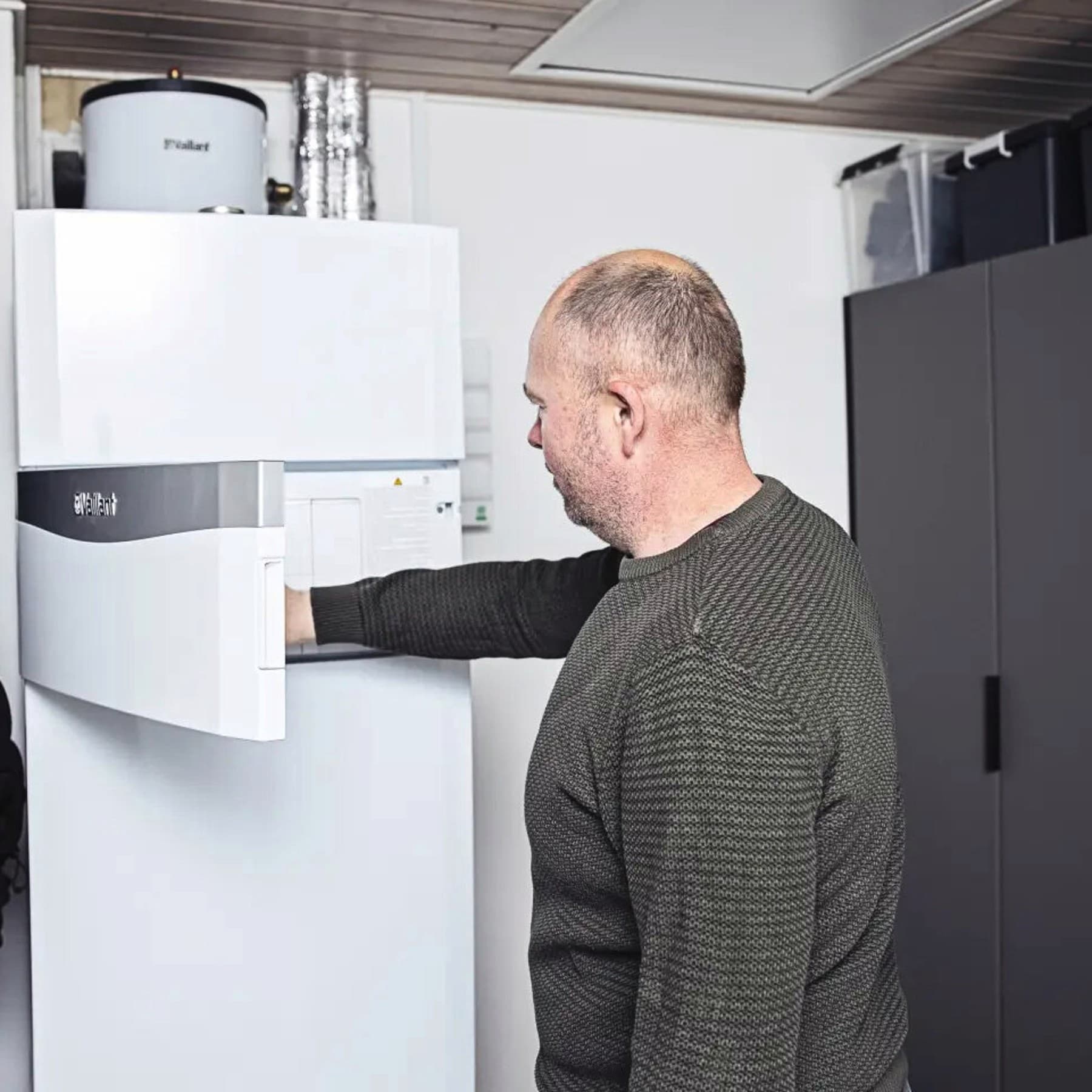 Kunde, der bruger et Vaillant-produkt