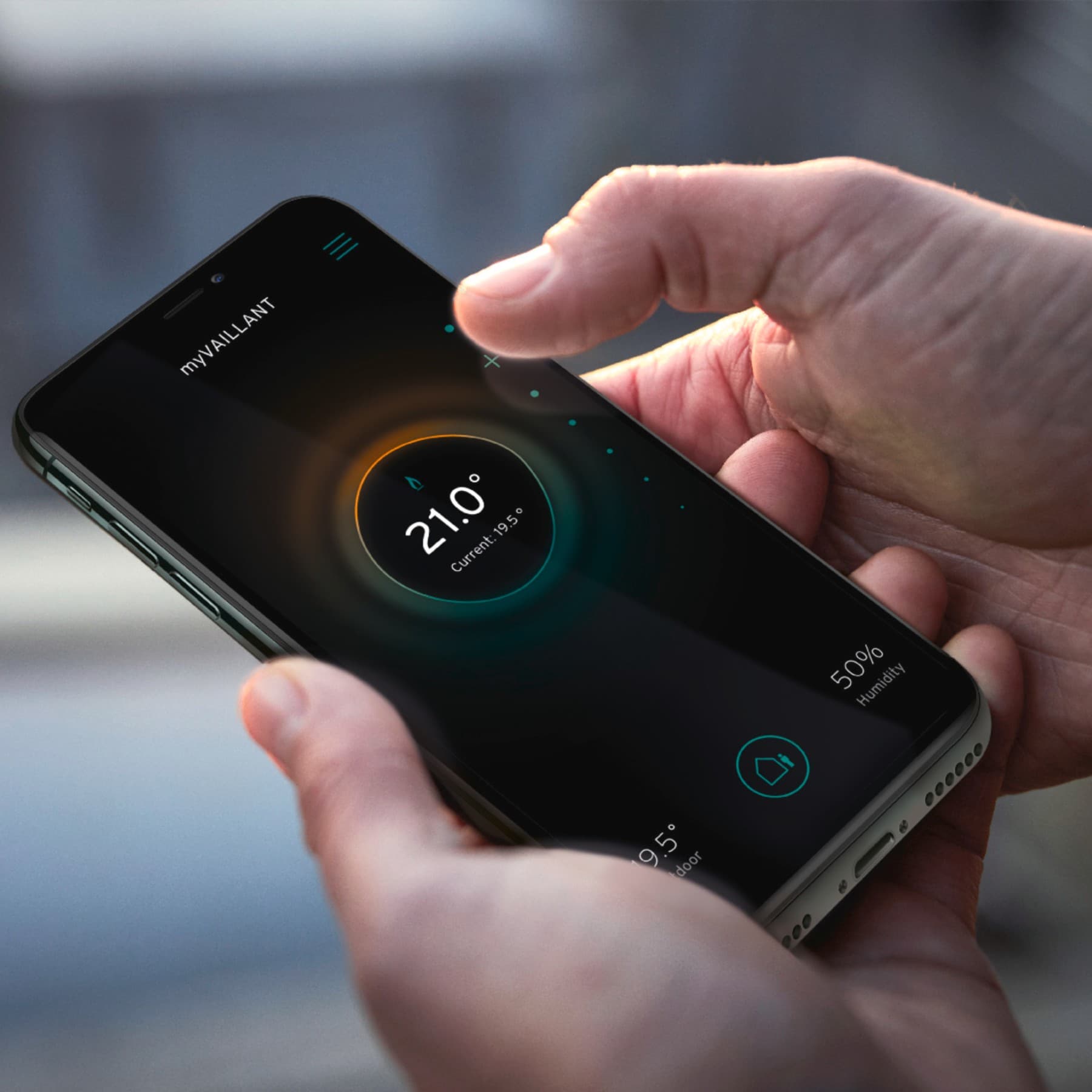Brug af en smartphone