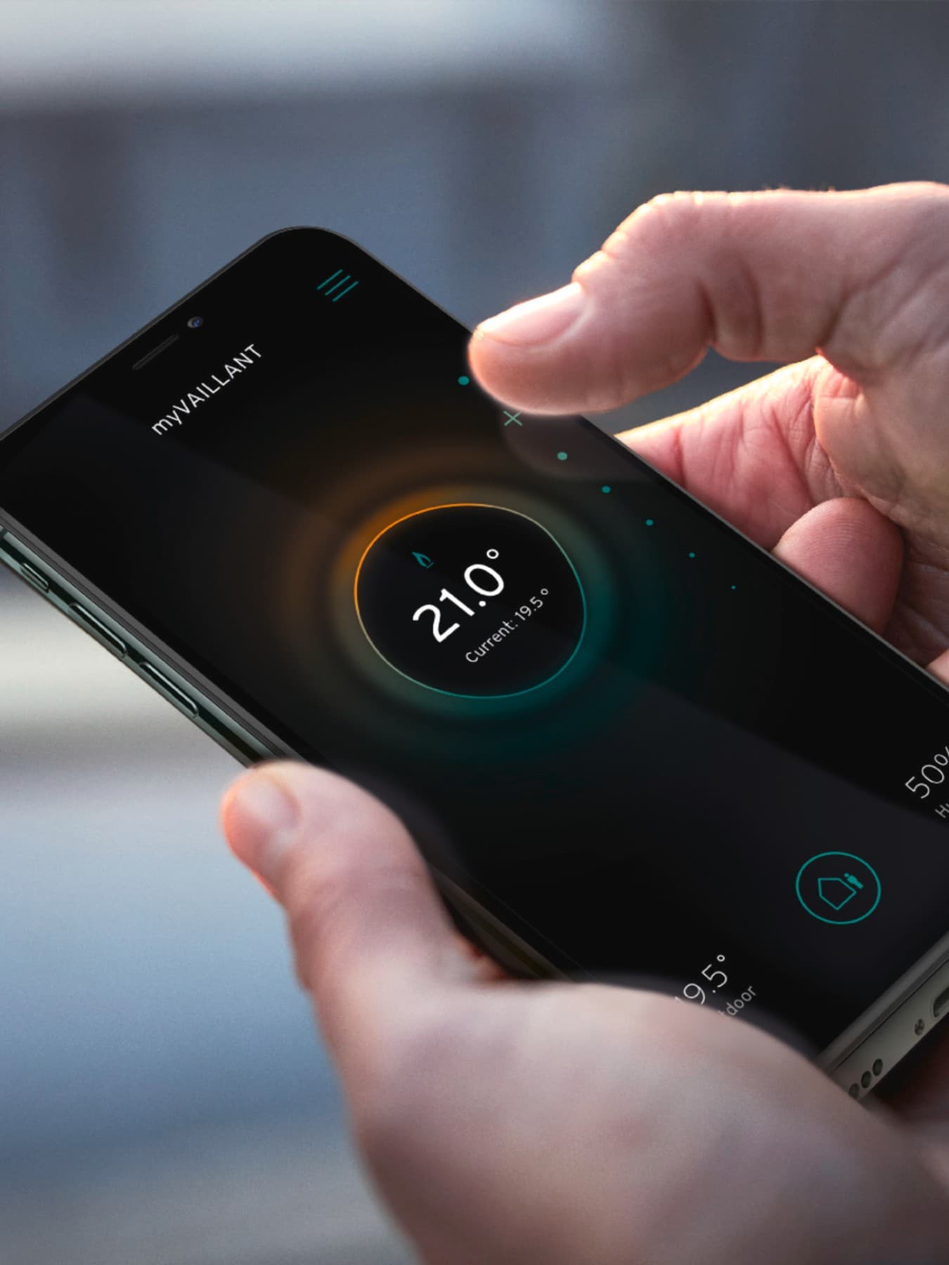 Brug af en smartphone