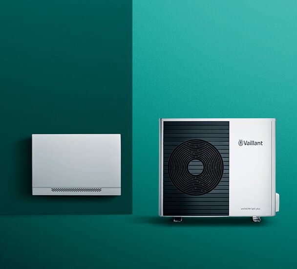 aroVAIR-konsol med aroTHERM Split plus-varmepumpe
