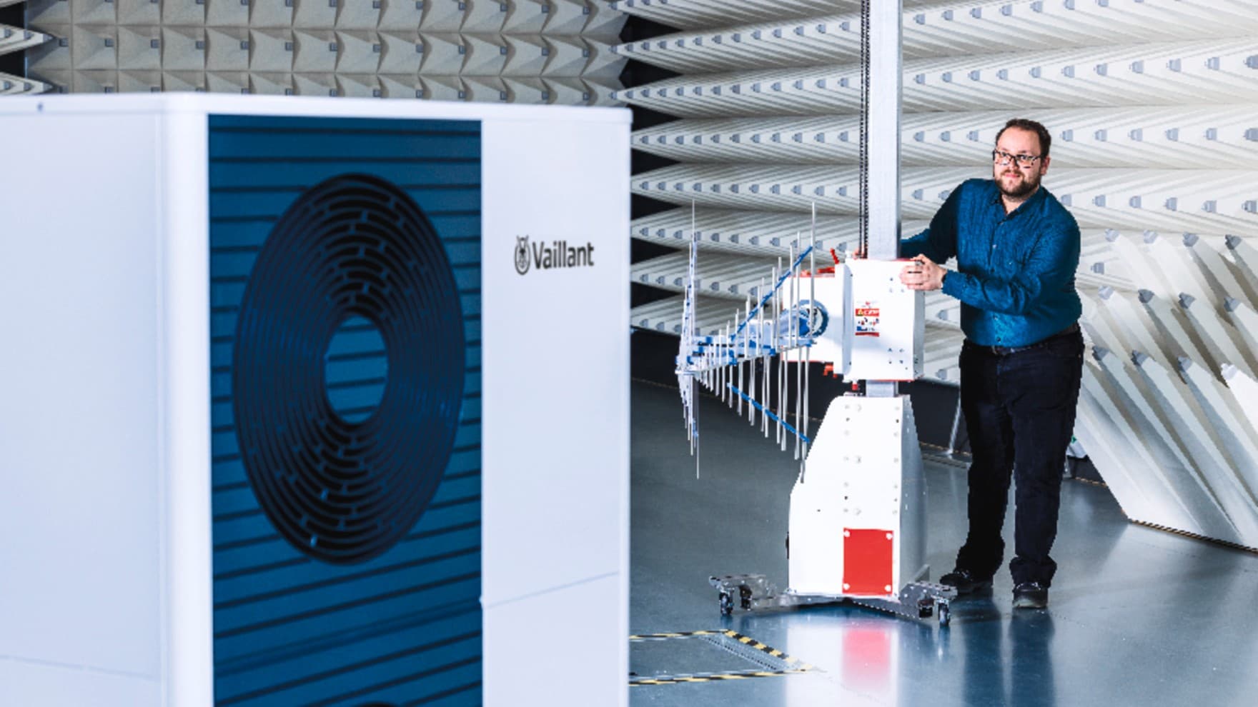Vaillant varmepumpe i testenheden