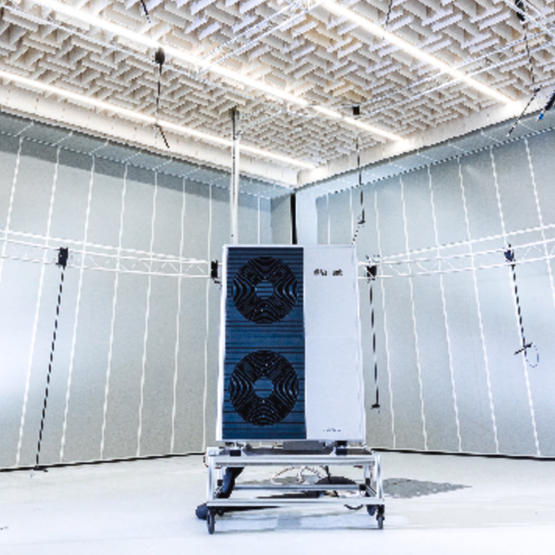 Vaillant varmepumpe i et testcenter